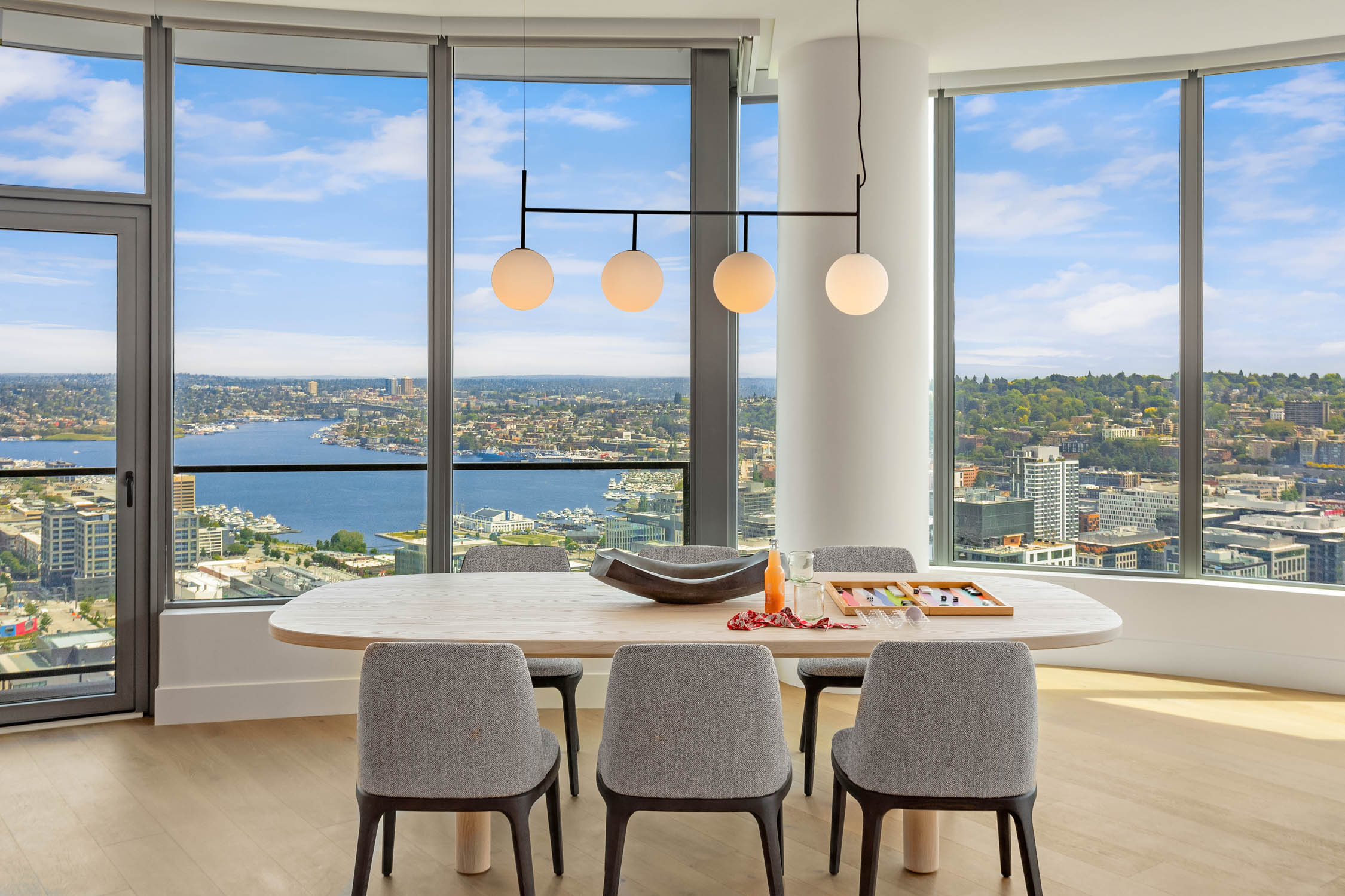 Spire Seattle Penthouse dining table