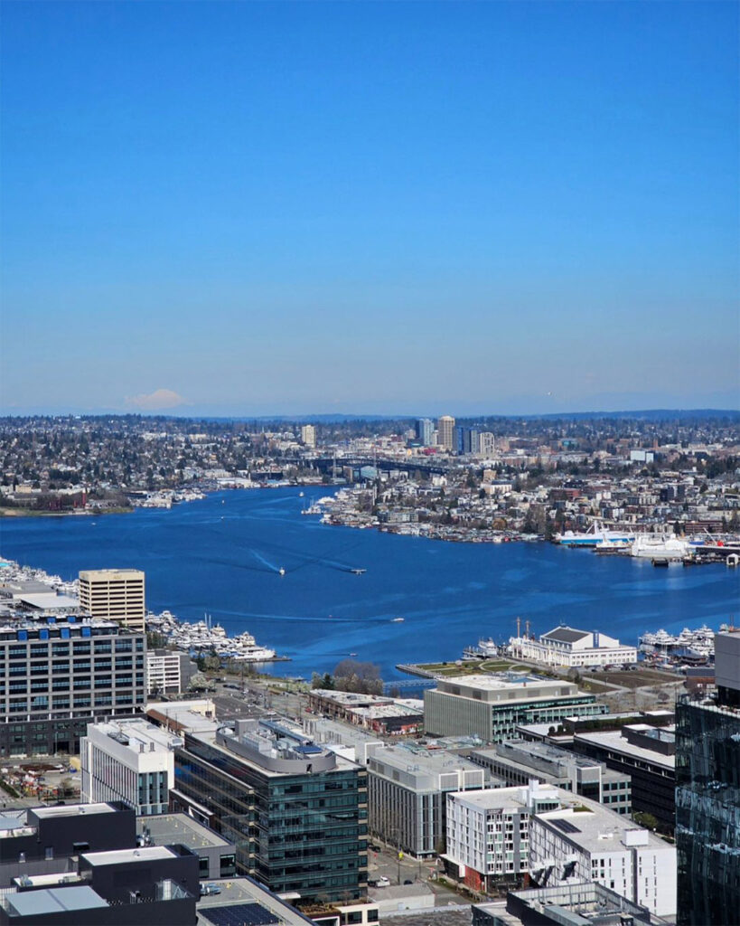 South Lake Union from Spire taken by @pretty_seattle